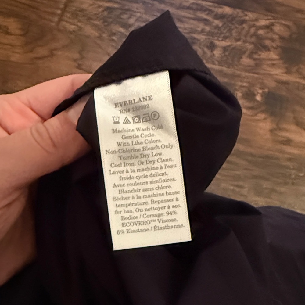 Everlane Black Midi Tank Dress - Picture 8 of 9